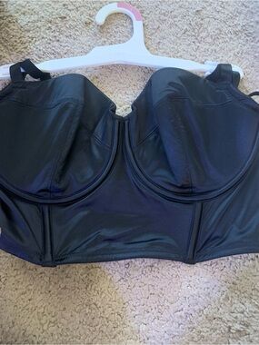 Auden Black Longline Bustier Bra